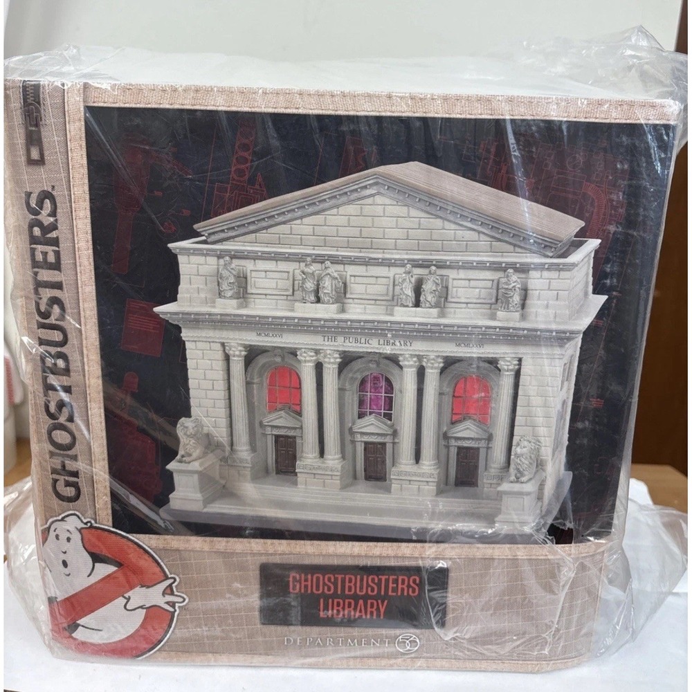 Department 56 Ghostbusters Library 6010482 Dept 2023 NEW